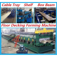 Cable Tray & Shelf & Box Beam & Floor Decking Roll Forming Machine